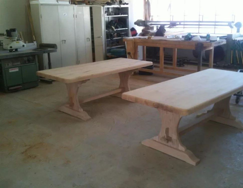 Tables - Finitions en atelier