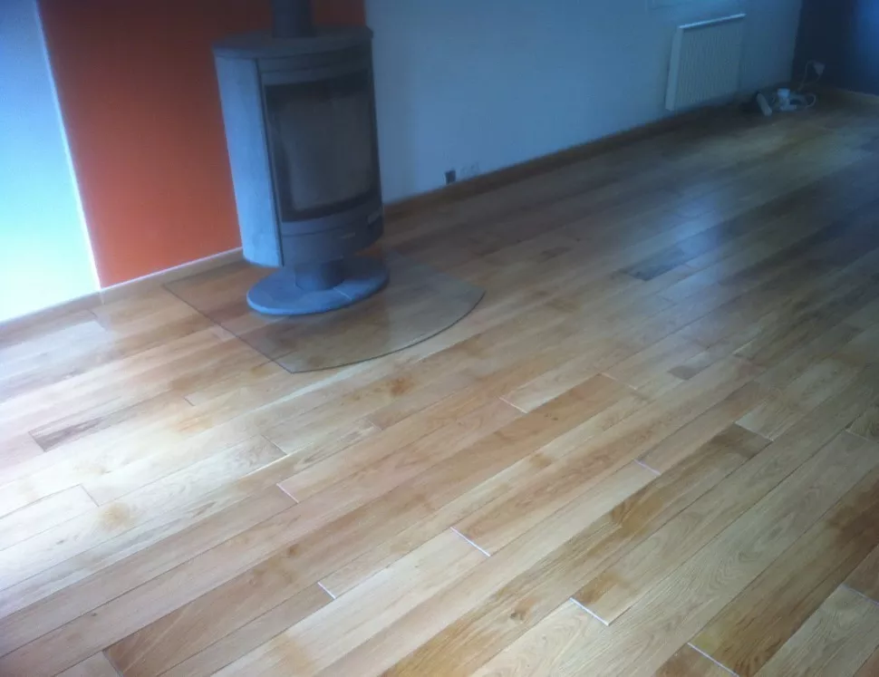 Parquet en chêne trois largeurs